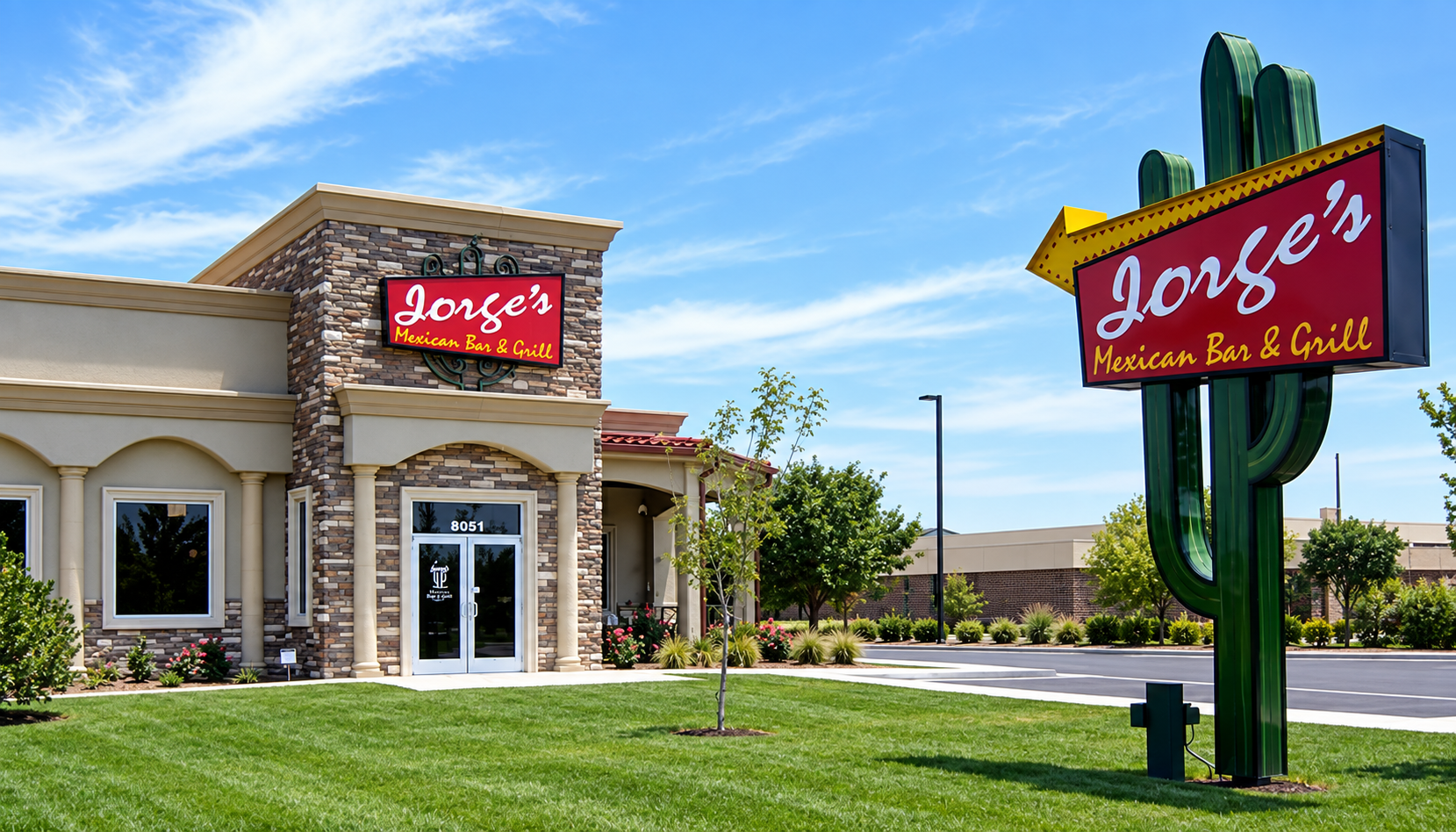 Jorge's Mexican Bar & Grill restaurant exterior in Amarillo
